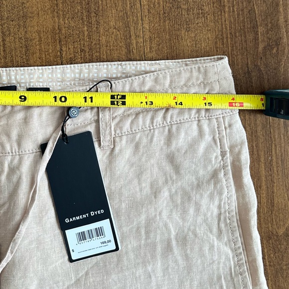 NWT☀️Olsen Pure Linen Natural Straight Leg Pant Trousers - Picture 10 of 10